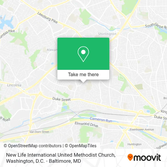 New Life International United Methodist Church map
