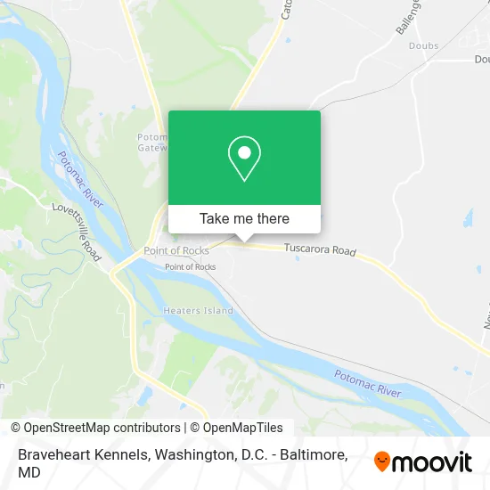 Braveheart Kennels map