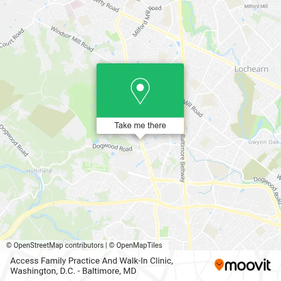 Access Family Practice And Walk-In Clinic map