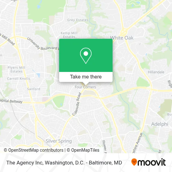 The Agency Inc map