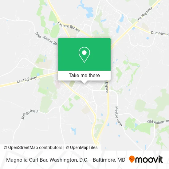 Magnolia Curl Bar map