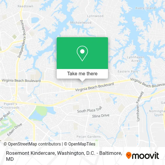 Rosemont Kindercare map