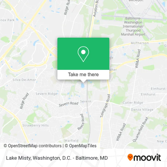 Lake Misty map
