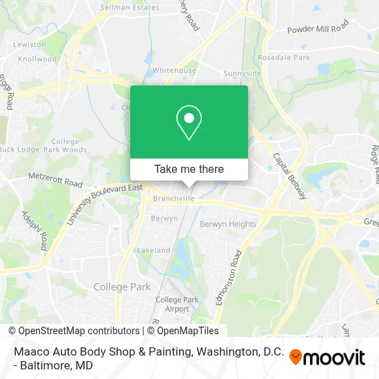 Maaco Auto Body Shop & Painting map