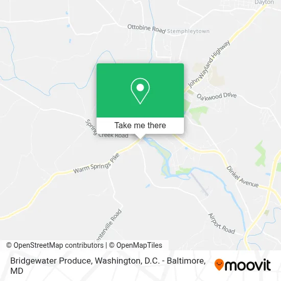 Bridgewater Produce map