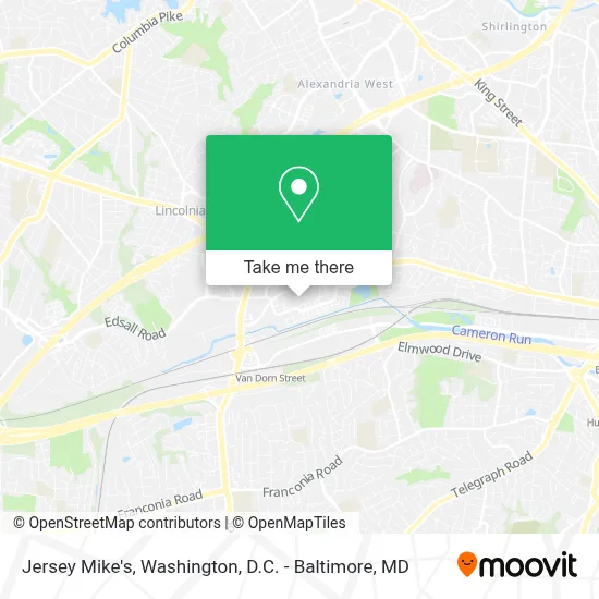 Jersey Mike's map