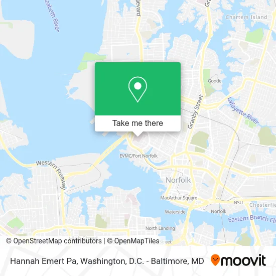 Hannah Emert Pa map