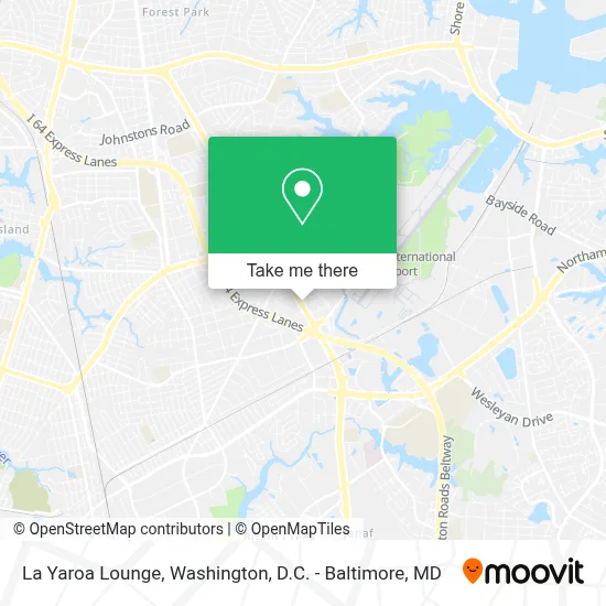 La Yaroa Lounge map