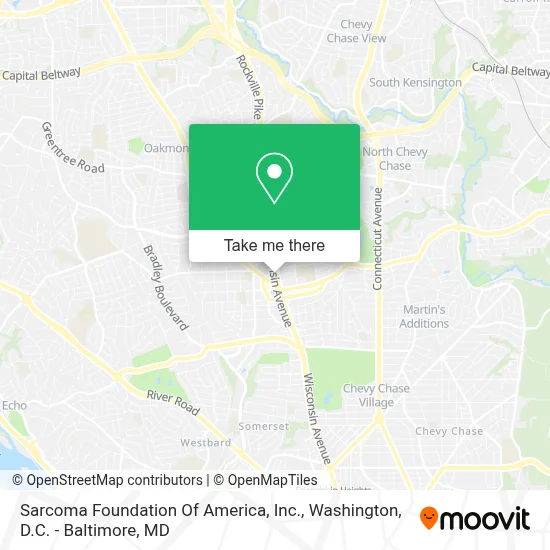 Sarcoma Foundation Of America, Inc. map