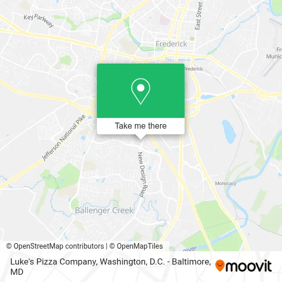Luke's Pizza Company map