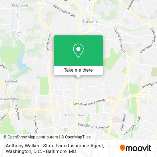 Anthony Walker - State Farm Insurance Agent map