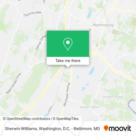 Sherwin-Williams map