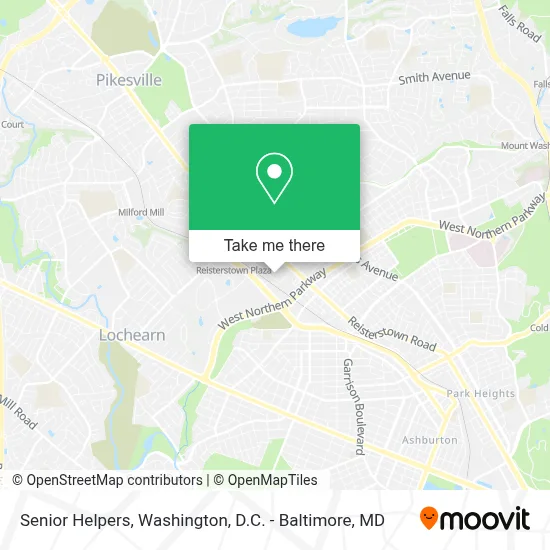 Senior Helpers map