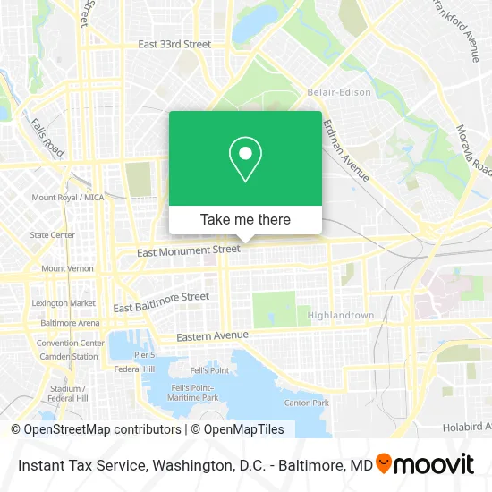 Instant Tax Service map