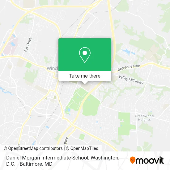 Daniel Morgan Intermediate School map