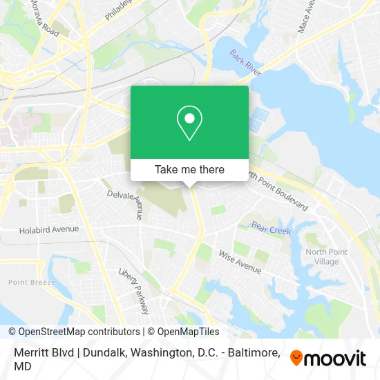 Merritt Blvd | Dundalk map