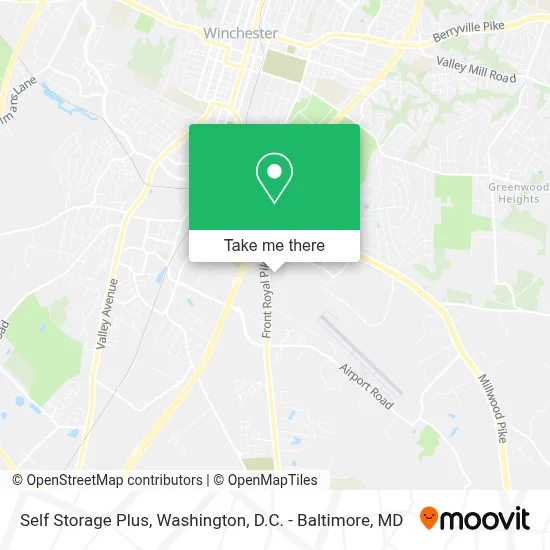 Self Storage Plus map