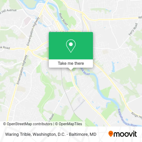 Waring Trible map