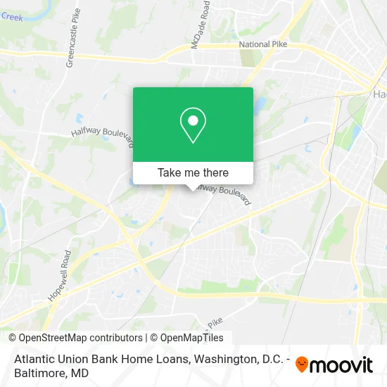 Atlantic Union Bank Home Loans map