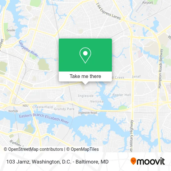 103 Jamz map