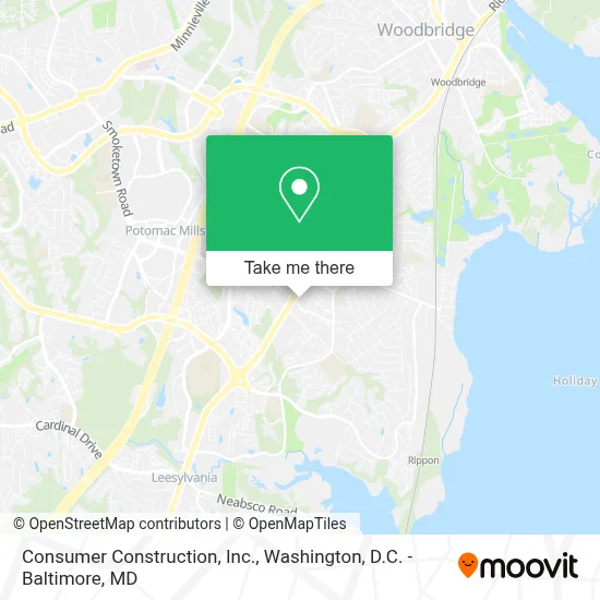 Consumer Construction, Inc. map