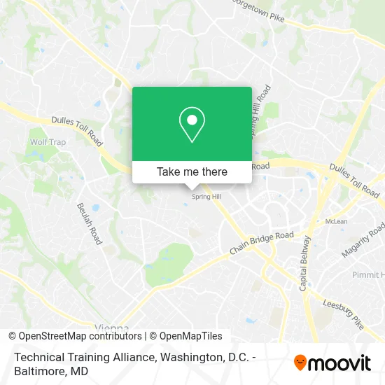 Technical Training Alliance map
