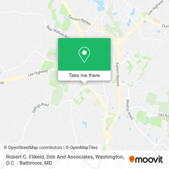 Robert C. Flikeid, Dds And Associates map