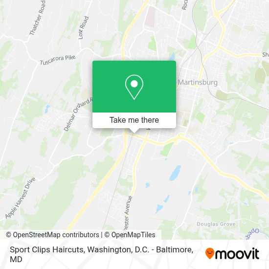 Sport Clips Haircuts map