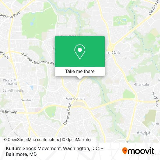Kulture Shock Movement map