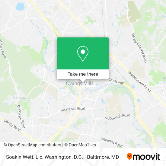 Soakin Wett, Llc map