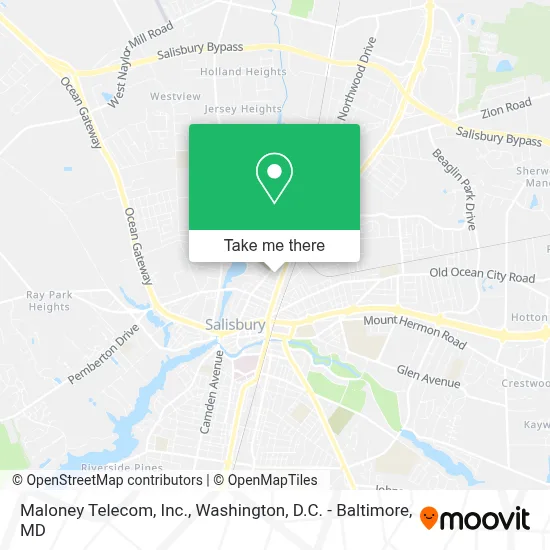 Maloney Telecom, Inc. map
