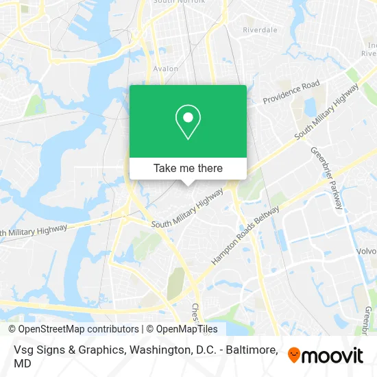 Vsg Signs & Graphics map
