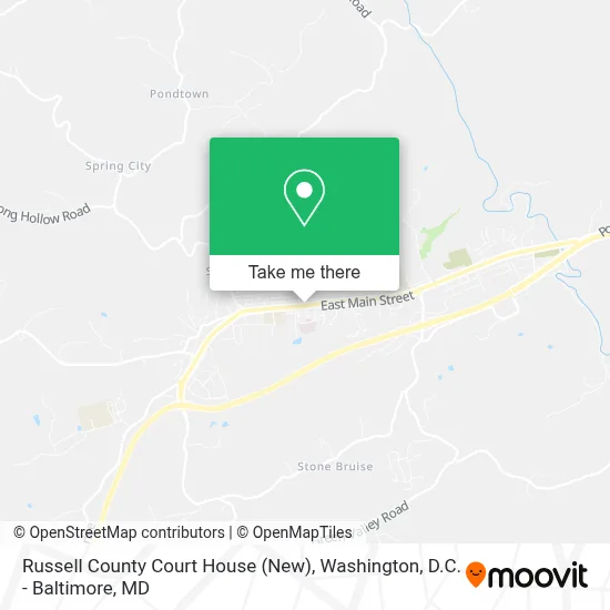 Russell County Court House (New) map