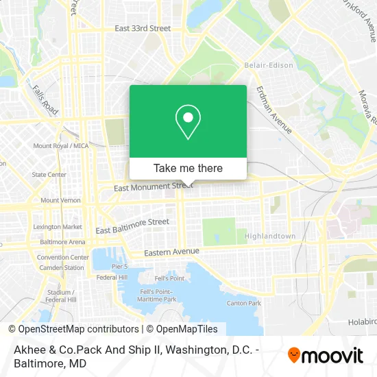 Akhee & Co.Pack And Ship II map