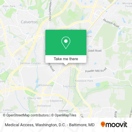 Medical Access map