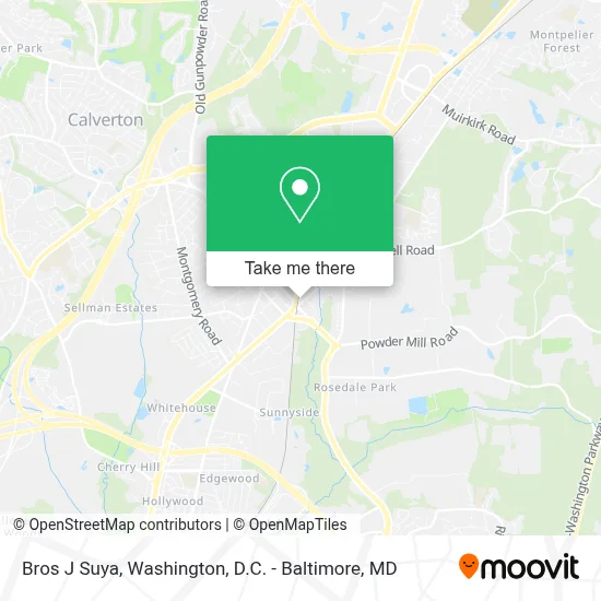 Bros J Suya map