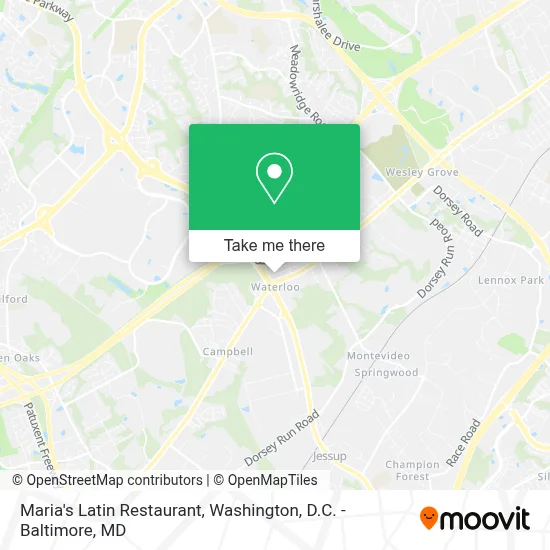 Maria's Latin Restaurant map