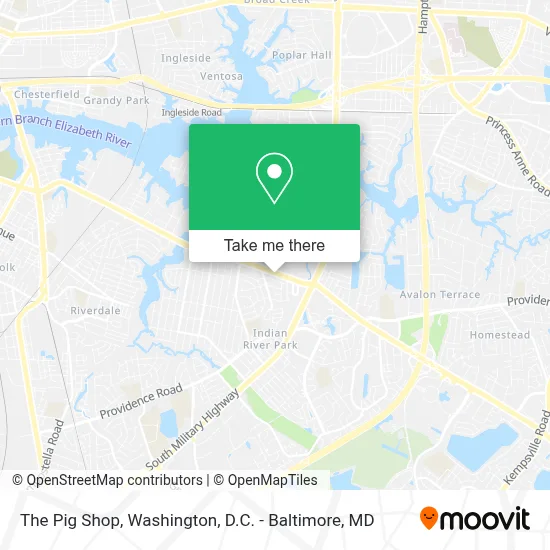 The Pig Shop map