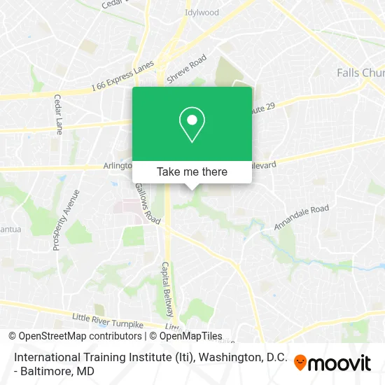 International Training Institute (Iti) map