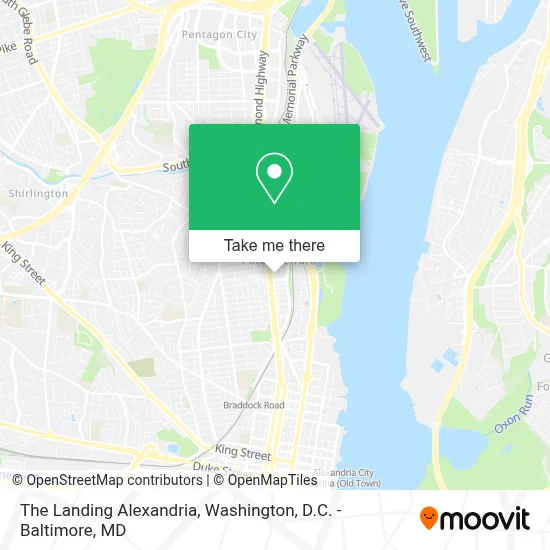 The Landing Alexandria map
