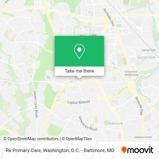 Rk Primary Care map