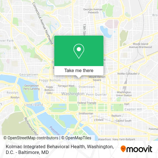 Kolmac Integrated Behavioral Health map