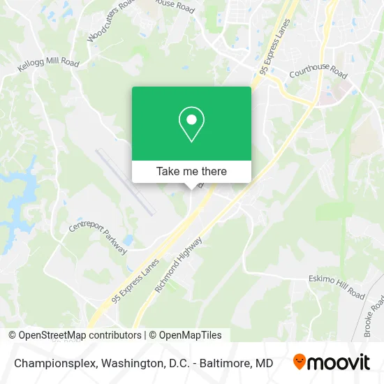 Championsplex map