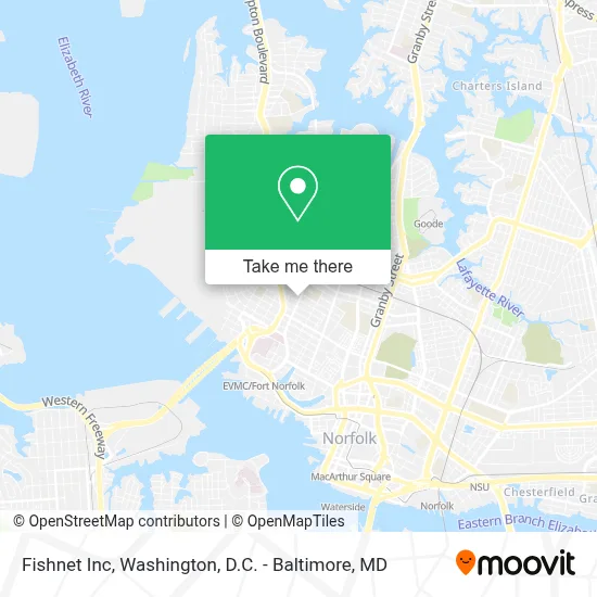 Fishnet Inc map