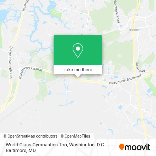 World Class Gymnastics Too map