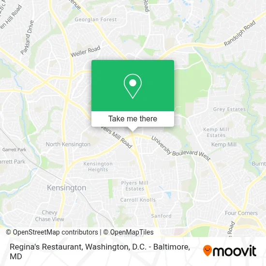 Regina's Restaurant map
