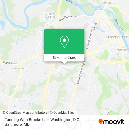 Tanning With Brooke Lee map