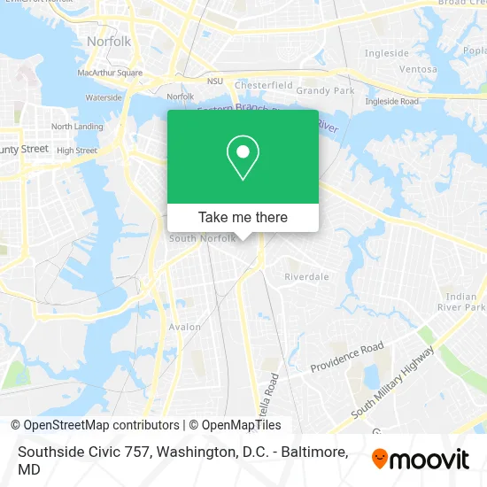 Southside Civic 757 map