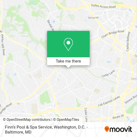 Finn's Pool & Spa Service map