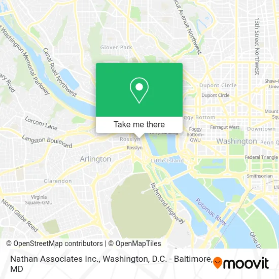 Nathan Associates Inc. map
